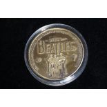 Beatles, commemorative coin.