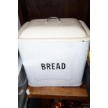 Enamel bread bin