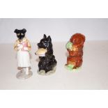 Three Beswick Peter Rabbit figures