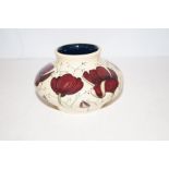 Moorcroft chocolate, cosmos vase Height-9cm