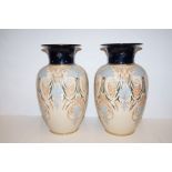 Pair of Langley, stoneware vase Height-31cm
