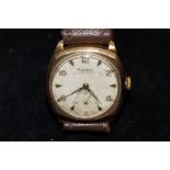 9ct Gold cased, vintage Rotary super-sport wristwa