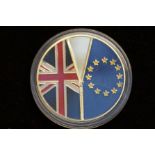 Commemorative gold plated, Brexit coin