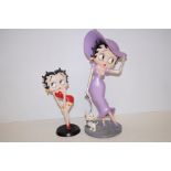 Two betty boop figures Largerst-34cm