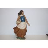 Nao stoneware figure of a girl Height-38cm