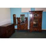 Late 18th / early 19th century walnut bedroom suit