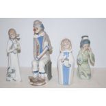 Four Casades Spanish figures Tallest-27cm