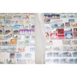 Stock album of world stamps