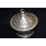 Tested for silver, Islamic lidded bowl 154g