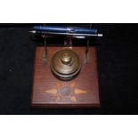 Military inkwell royal engineer shell case top