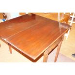 George III mahogany tea table