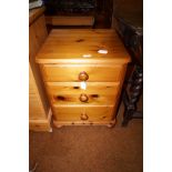 Pine Set of 3 Drawers