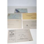 6 German camp letter & envelopes
