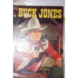 Buck Jones comics, some from the 1950's,
