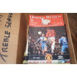 Manchester united 98/99 treble wining season progr