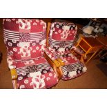 2 Wooden Armchairs