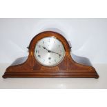 Smiths Enfield Inlaid Mantel Clock. Length 50cm