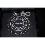 Thomas Sabo silver bracelet with 2 charms (boxed a