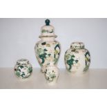 Collection of Masons Ironstone Chartreuse (4 Piece