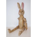 Large wooden shelf rabbit Height 60cm