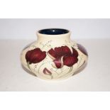 Moorcroft chocolate cosmo vase Height 10cm