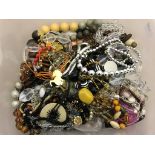 A quantity of vintage dress jewellery