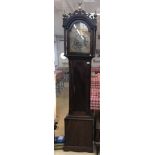 A 19th century mahogany longcase clock