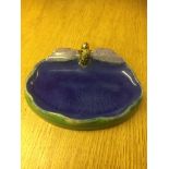 A Royal Doulton soapdish for Wrights soap in the form of a dragonfly