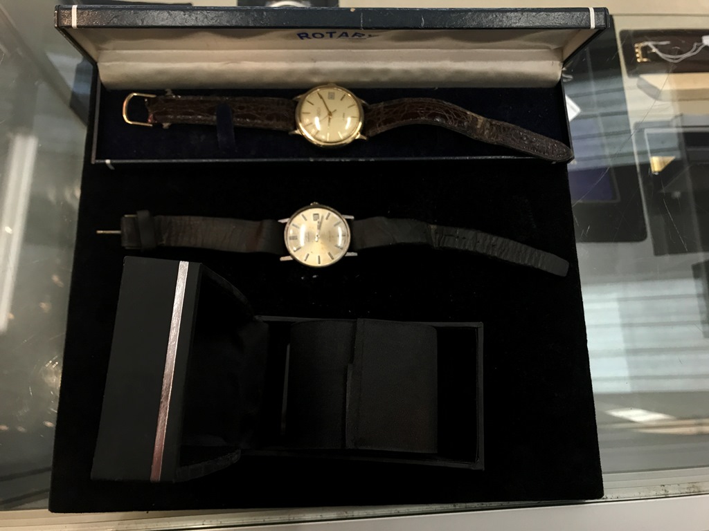 Two vintage gents wristwatches Sekonda & rotary