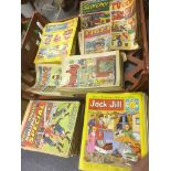 A quantity of vintage comics (c1971): Magic Roundabout etc