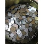 A quantity of GB coins to inc. copper nickel, Victorian etc.