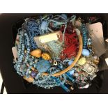 A quantity of vintage dress jewellery