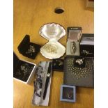 A quantity of marcasite and dress jewellery