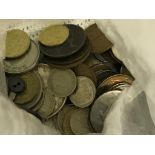 A quantity of loose coins;