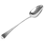A George III Silver Old English Pattern Basting Spoon: London 1807, maker's mark M.S.