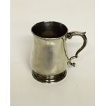 A George III Silver Mug: London, 1764, makers mark of William and John Deane,