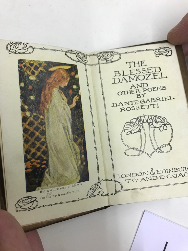 An Arts and Crafts Copper Bound Book: "The Blessed Damozel and Other Poems by Dante Gabriel - Image 7 of 7