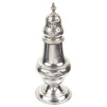 A George III Silver Condiment Caster: By George Smith, London 1781,