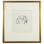 John Lennon (British, 1940-1980): Self portrait, limited edition serigraph,