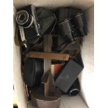 A box of cameras