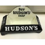 A 'Hudsons' metal dog bowl