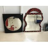 Two Art Deco mirrors,