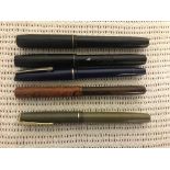 A quantity of vintage pens