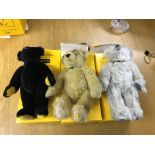 Three boxed Deans bears: 'Father's Day Bear 2000', 'Toby,