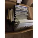 A quantity of auction catalogues;