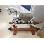 A 1960s child's rocking horse