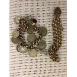 9ct charm bracelets and coins