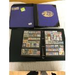 French mint and used stamp albums