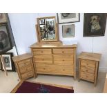 A pair of Willis & Gambier bedside cabinets