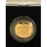 A cased proof sovereign (2005)